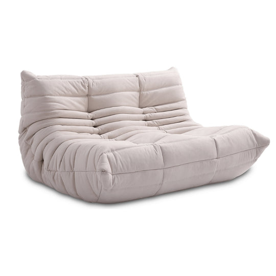 Alcantara Soffa 2-Sits Cremé