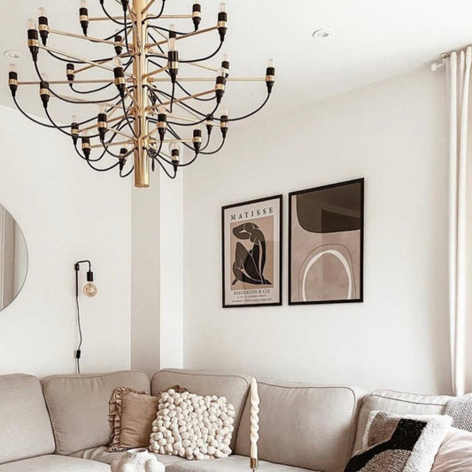 LJUSKRONA 30 Mässing