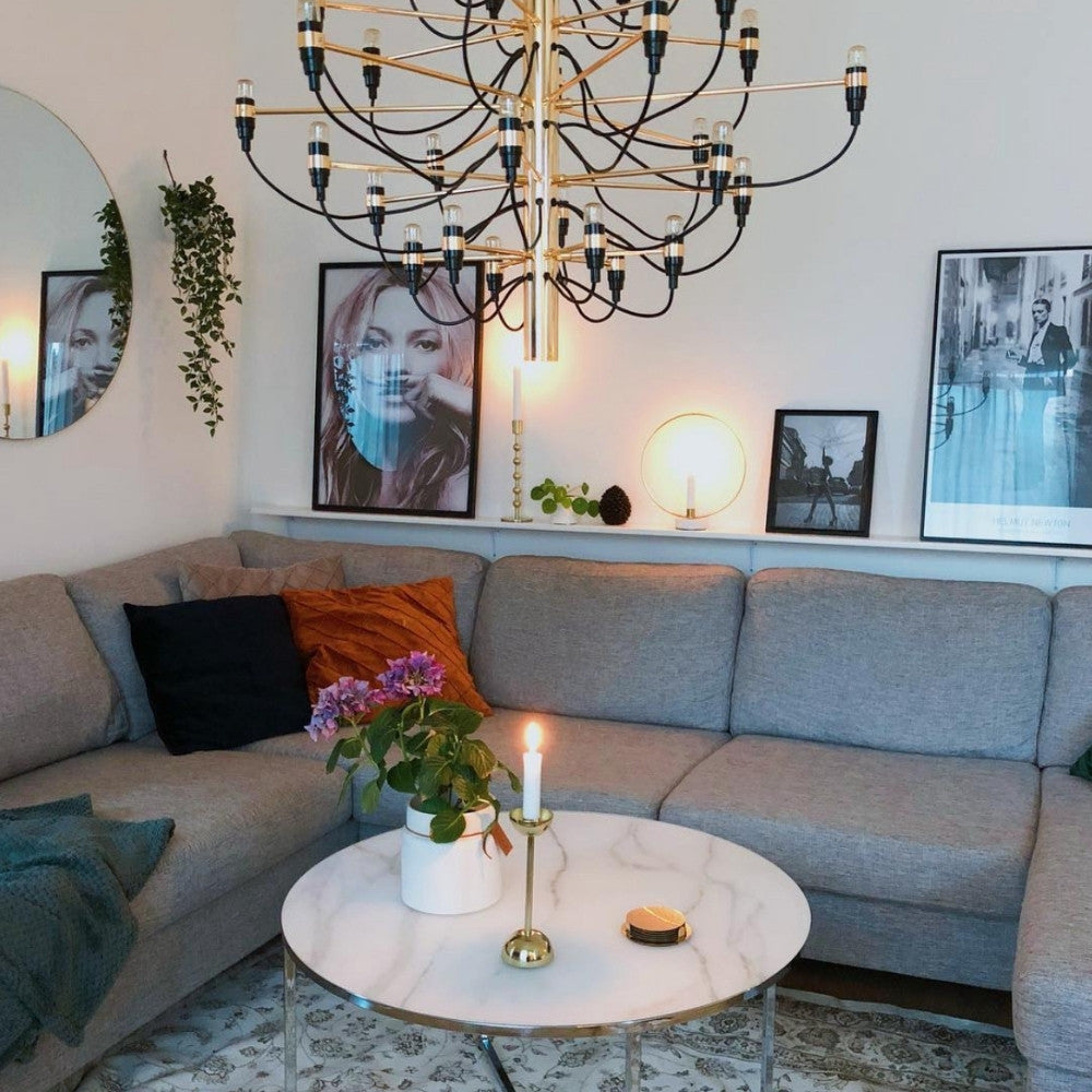 LJUSKRONA 30 Mässing