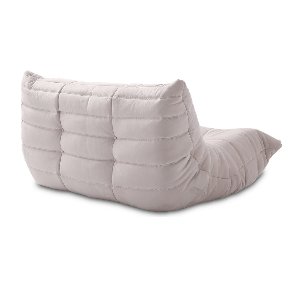 Alcantara Soffa 2-Sits Cremé
