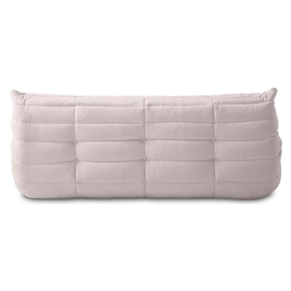 Alcantara Soffa 3-Sits Cremé