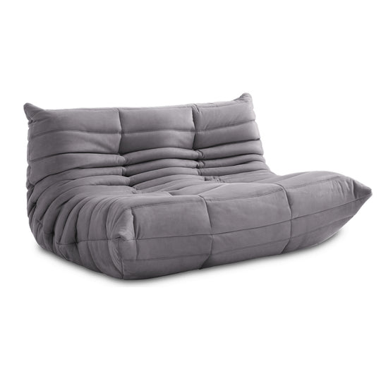Alcantara Soffa 2-Sits Askgrå