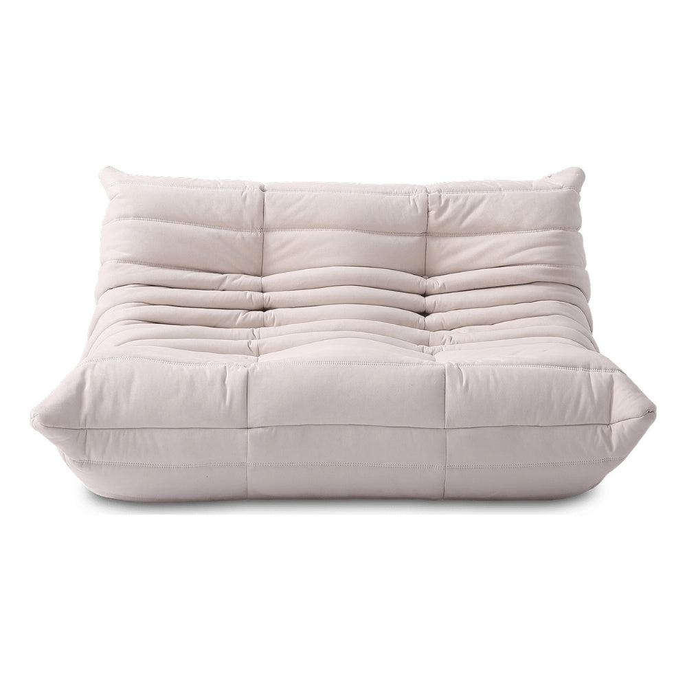 Alcantara Soffa 2-Sits Cremé