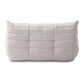 Alcantara Soffa 2-Sits Cremé